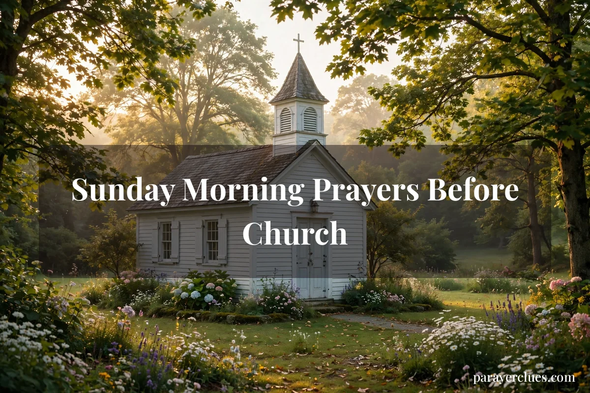 Sunday Morning Prayers Before Church