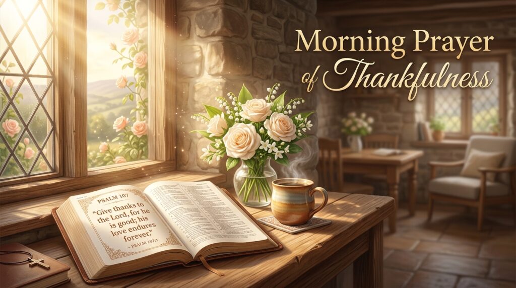 A Morning Prayer of Thankfulness