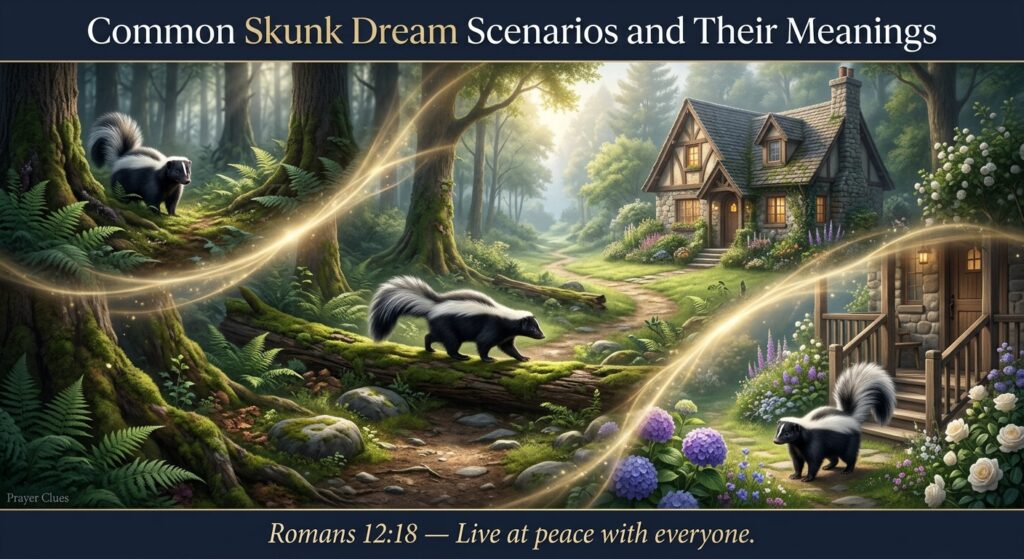 Common Skunk Dream Scenarios and Their Meanings