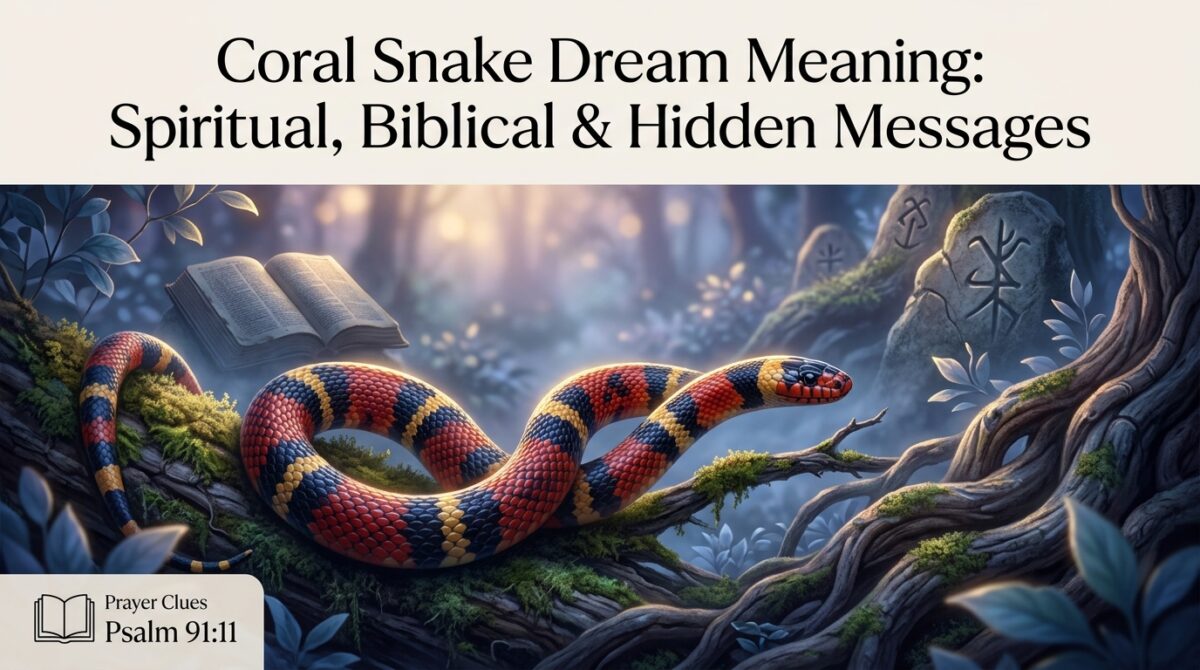 Coral Snake Dream Meaning Spiritual, Biblical & Hidden Messages