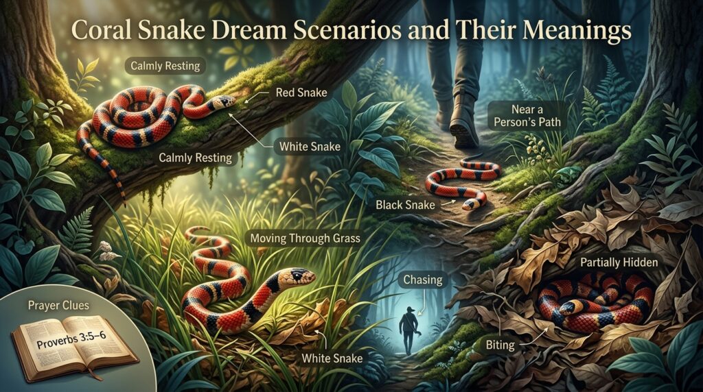 Coral Snake Dream Scenarios and Their Meanings