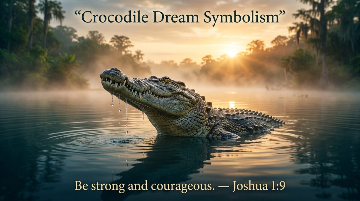 Crocodile Dream Symbolism Hidden Meanings, Spiritual Signs & Biblical Insights
