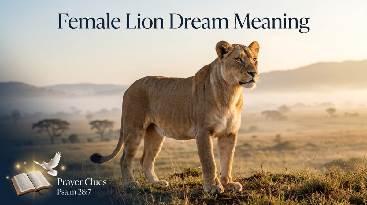 Female Lion Dream Meaning Spiritual, Biblical & Islamic Insights