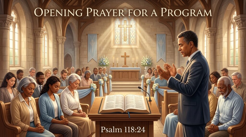 Opening Prayer for a Program