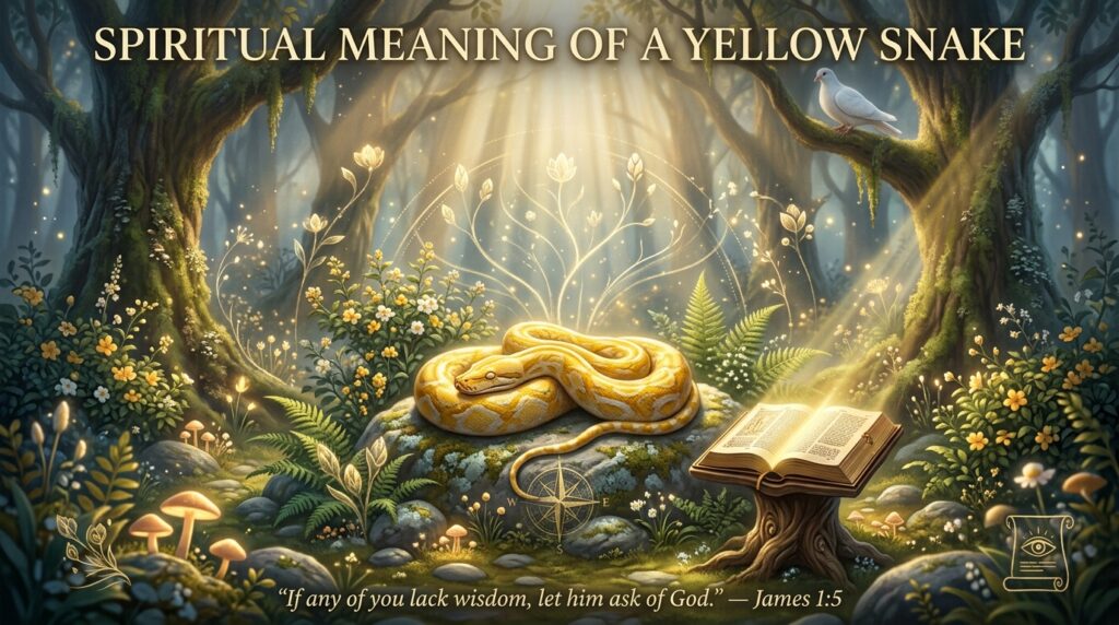 Spiritual Meaning of Seeing a Yellow Snake in a Dream