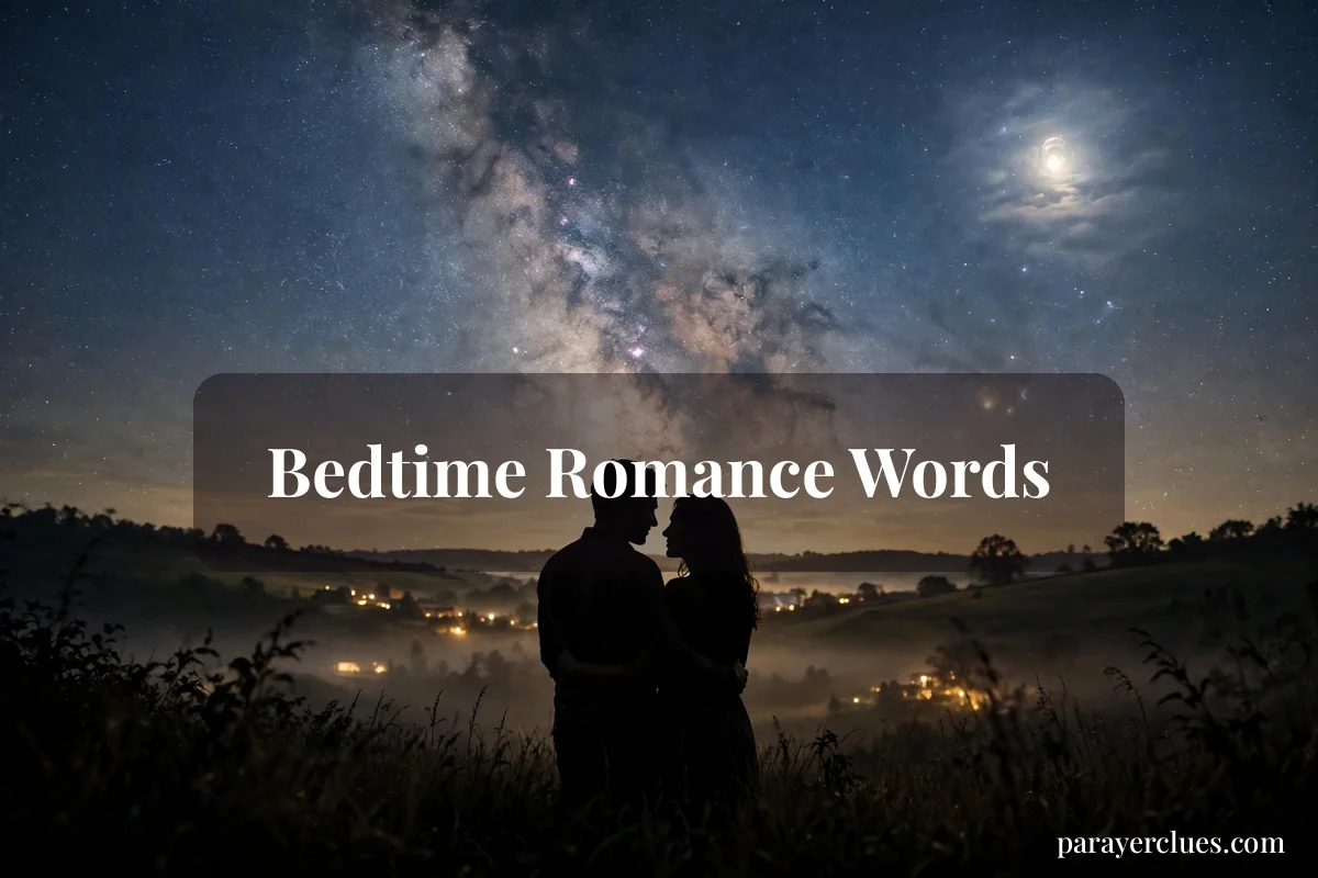 Bedtime Romance Words