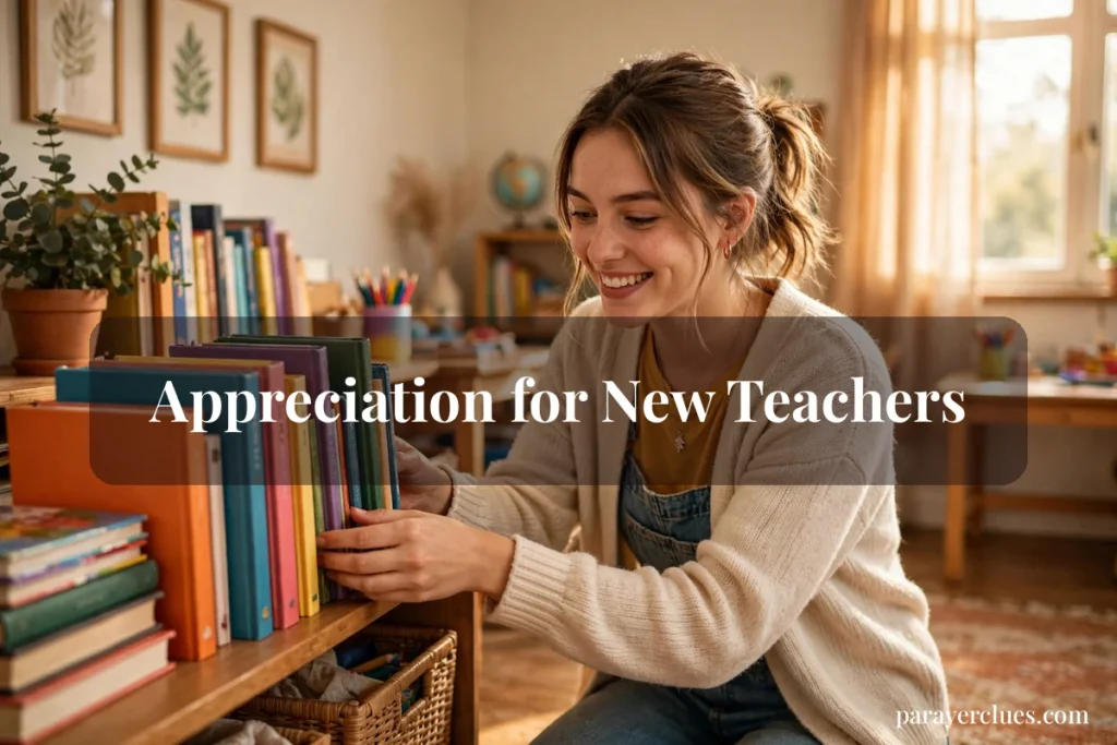 Appreciation for New Teachers