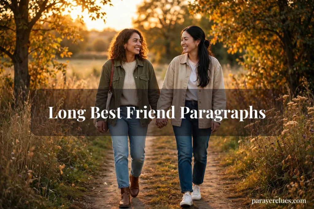 Long Best Friend Paragraphs