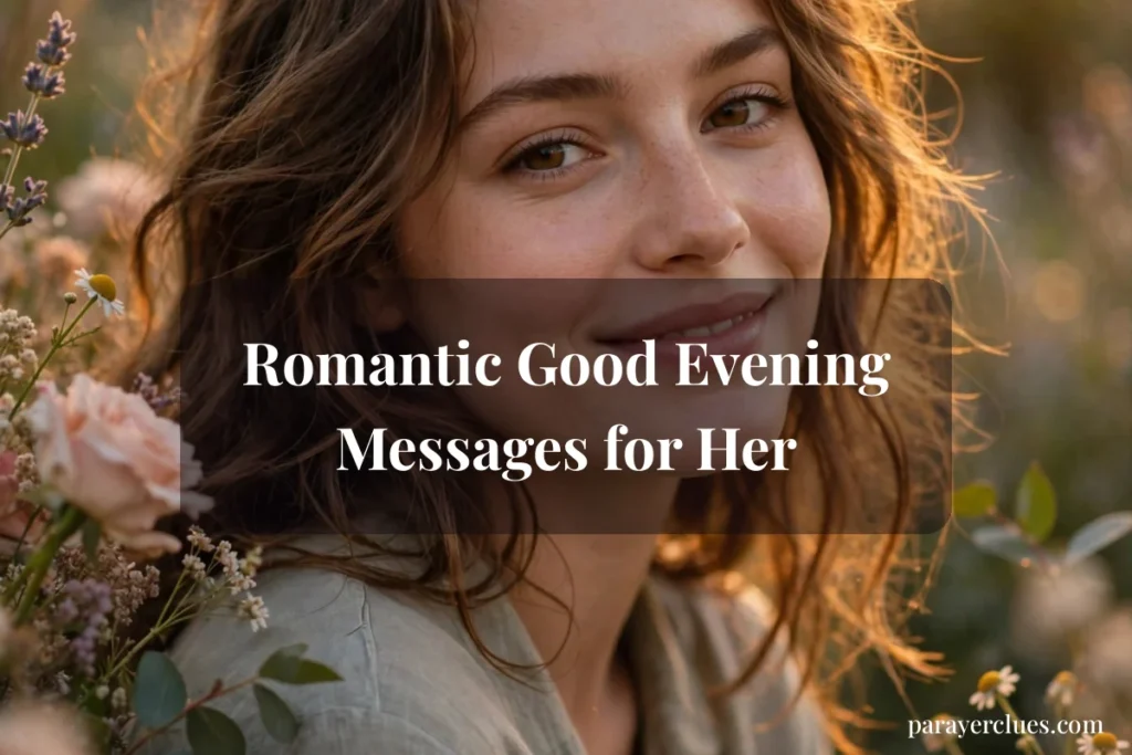 Romantic Good Evening Messages for Her