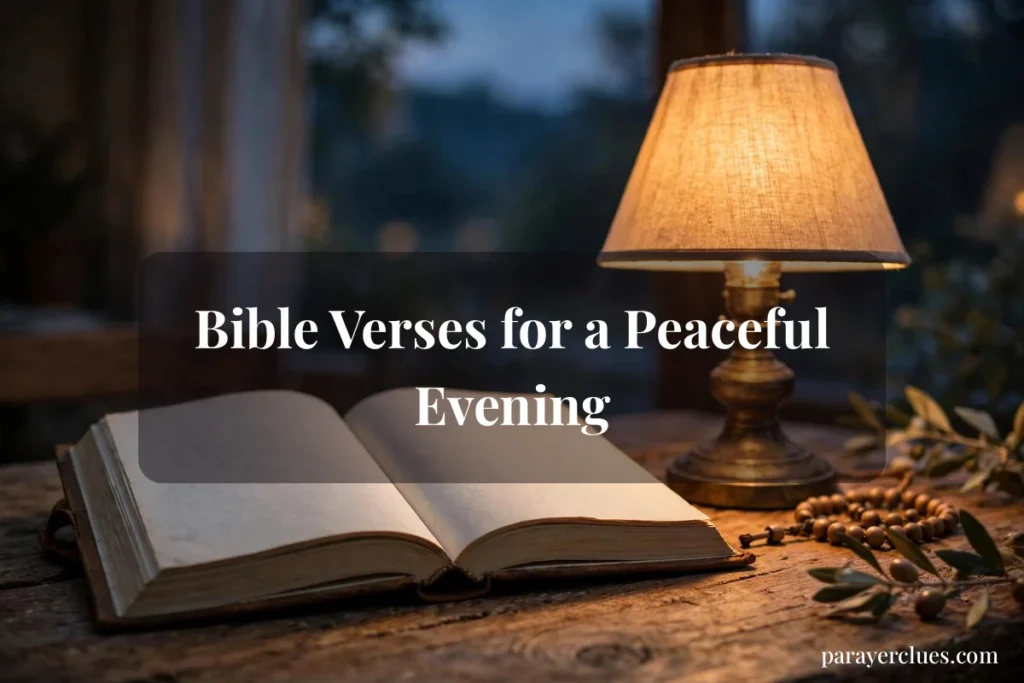 Bible Verses for a Peaceful Evening