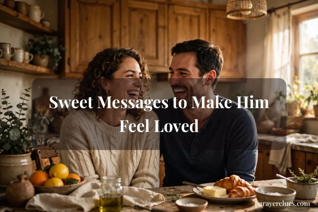 Sweet Messages to Make Him Feel Loved