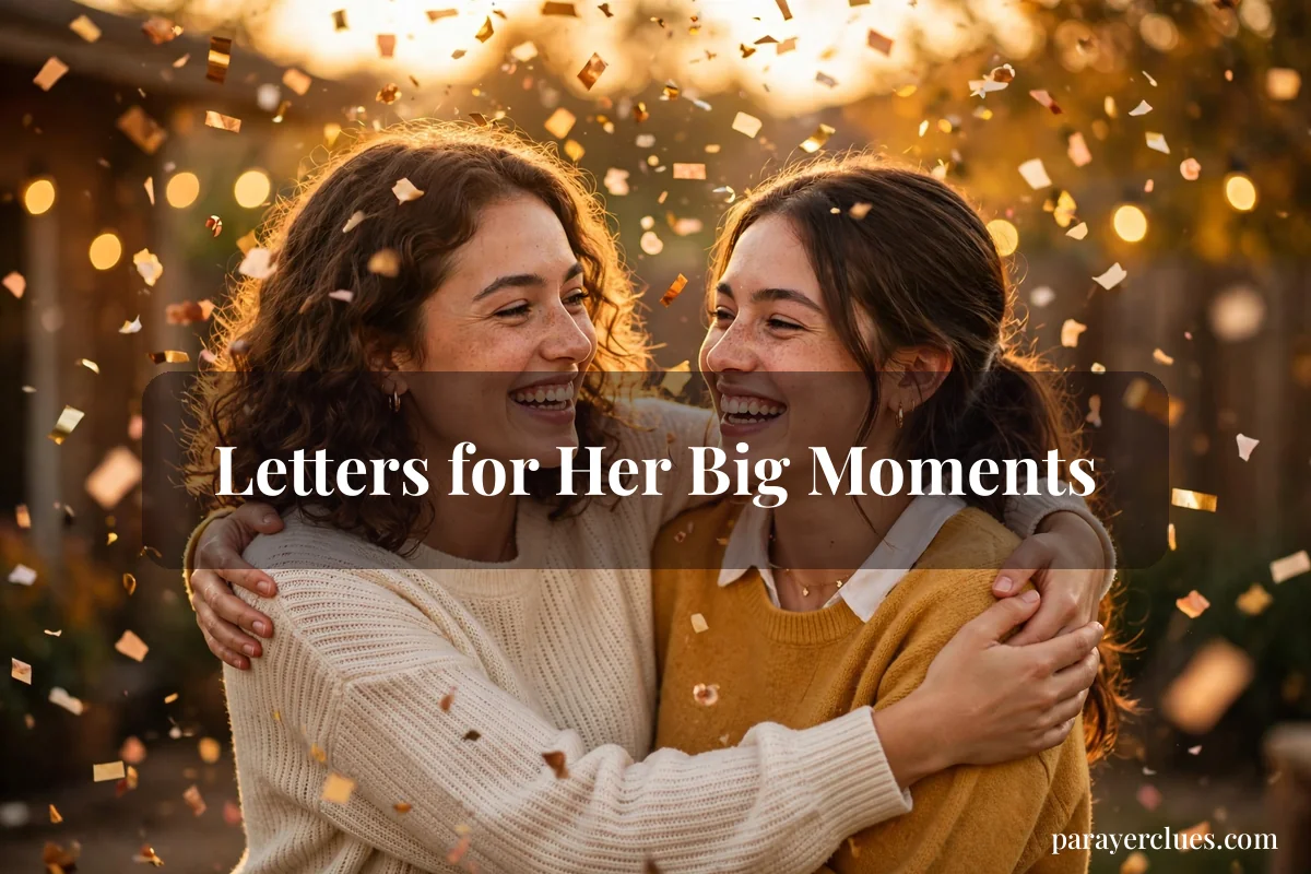 Letters for Her Big Moments
