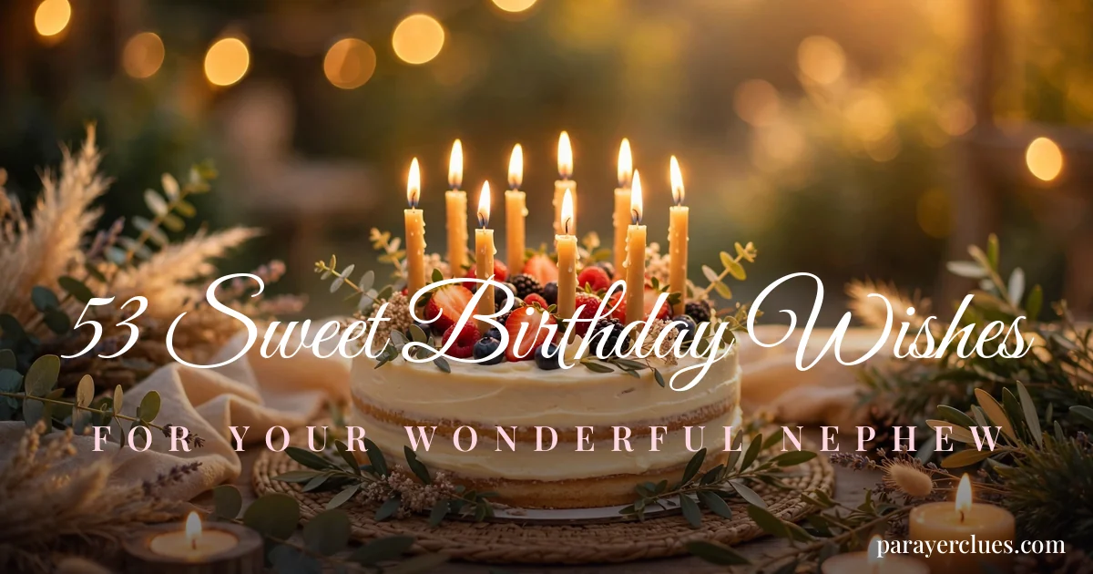 53 Sweet Birthday Wishes for Your Wonderful Nephew
