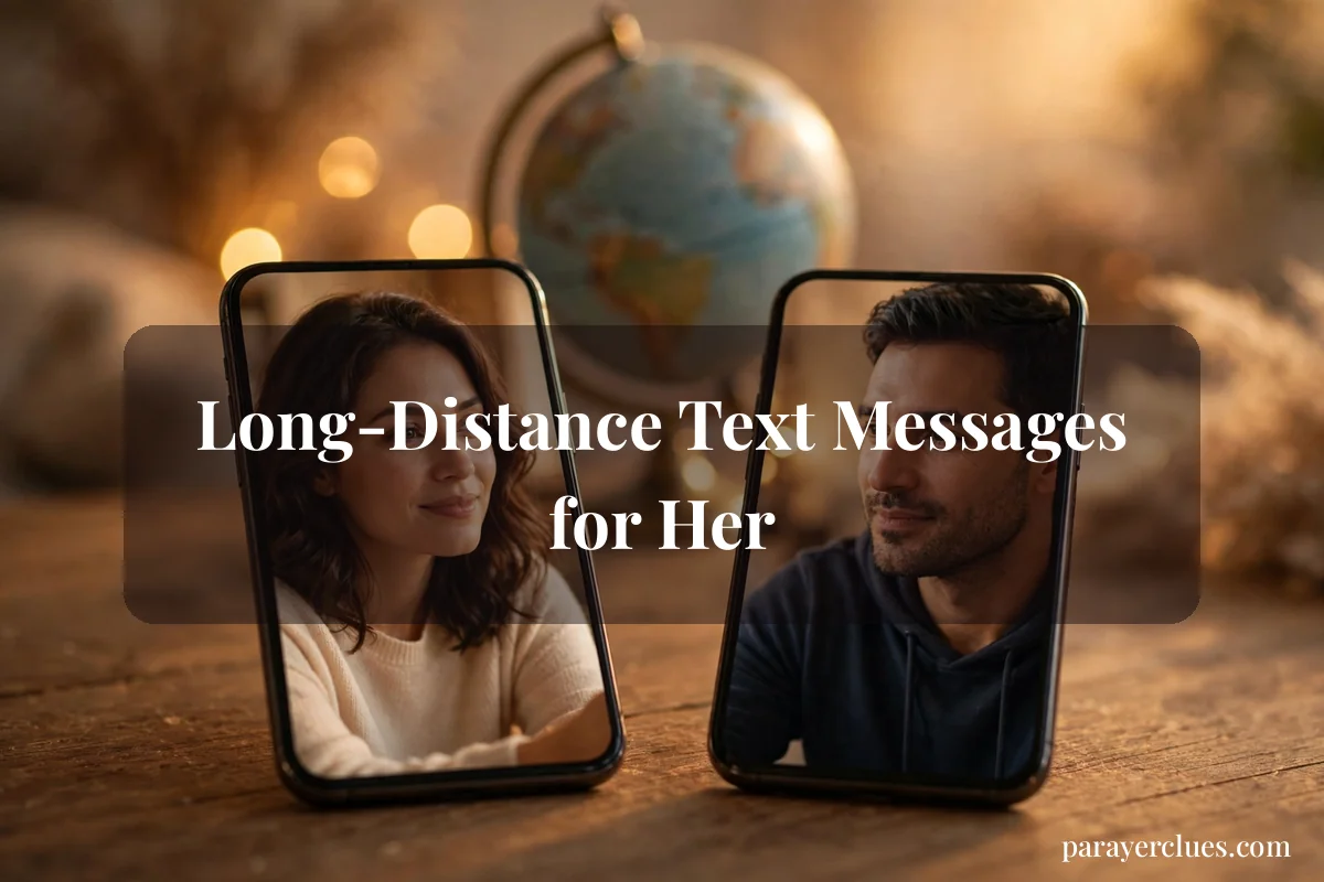 Long-Distance Text Messages for Her