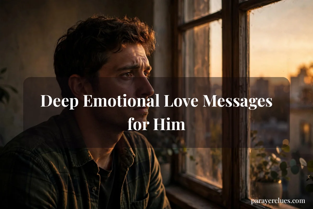 Deep Emotional Love Messages for Him