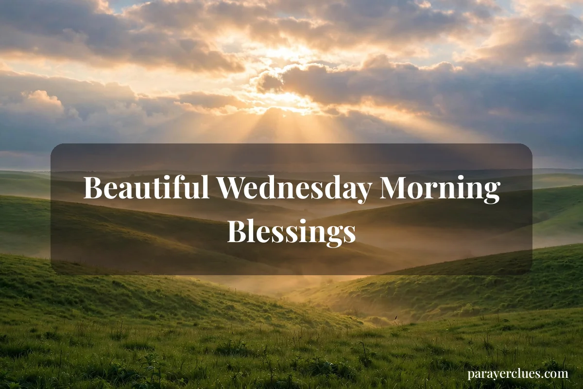 Beautiful Wednesday Morning Blessings