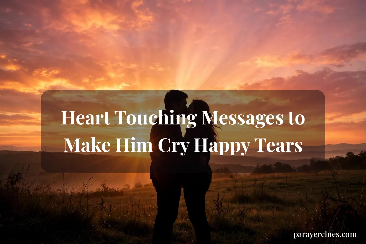 Heart Touching Messages to Make Him Cry Happy Tears
