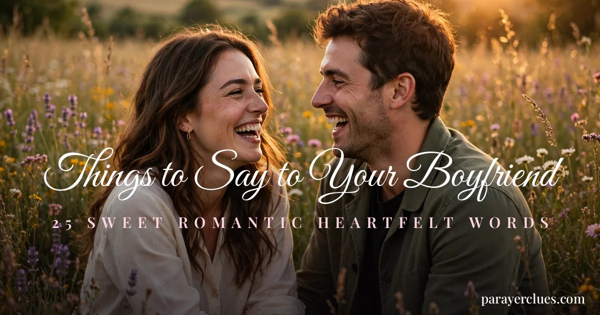 Things to Say to Your Boyfriend